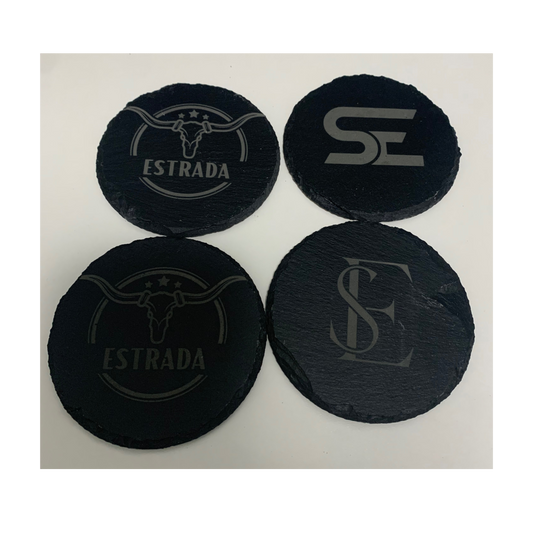 Custom Engraved Coaster Set (4)