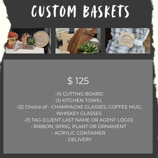CUSTOM CLOSING BASKET $125