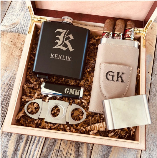 CIGAR / FLASK GIF SET